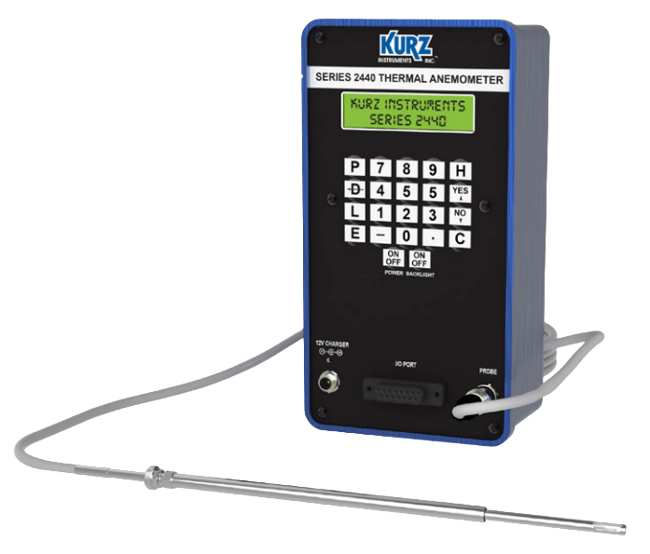 KURZ Laboratory Grade Portable Flow Meter, 2441